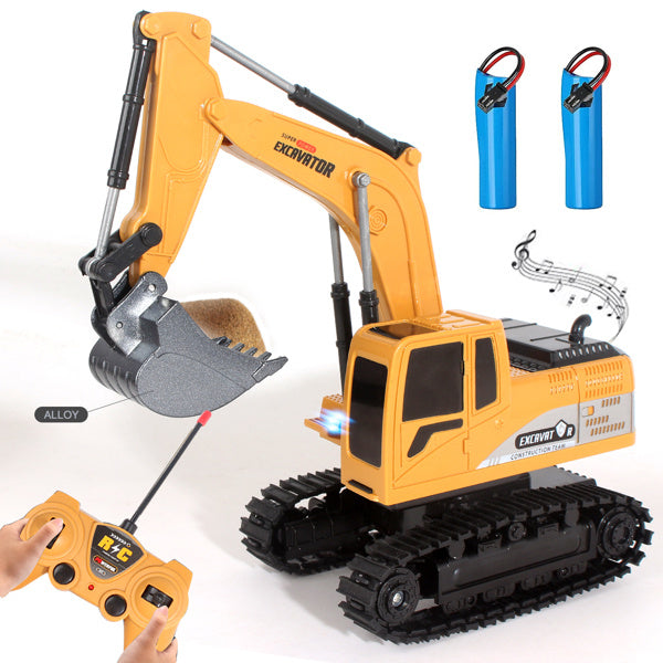 Remote Control Excavator Truck for Kids – Realistic RC Construction Vehicle