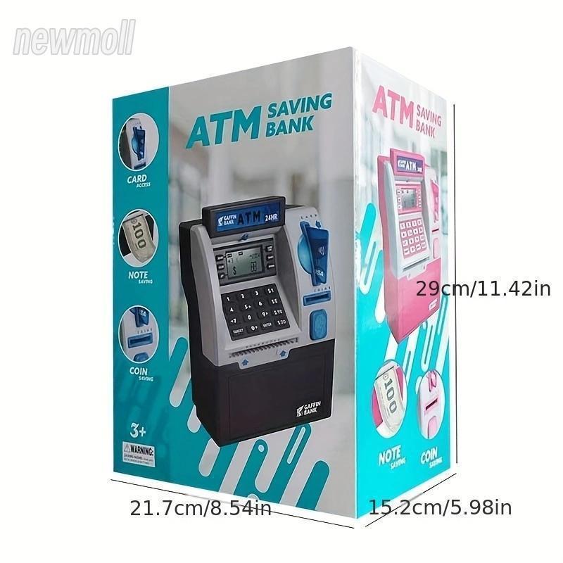 Realistic ATM Toy with Card, PIN & Balance Check