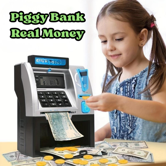 Realistic ATM Toy with Card, PIN & Balance Check