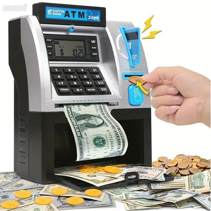 Realistic ATM Toy with Card, PIN & Balance Check
