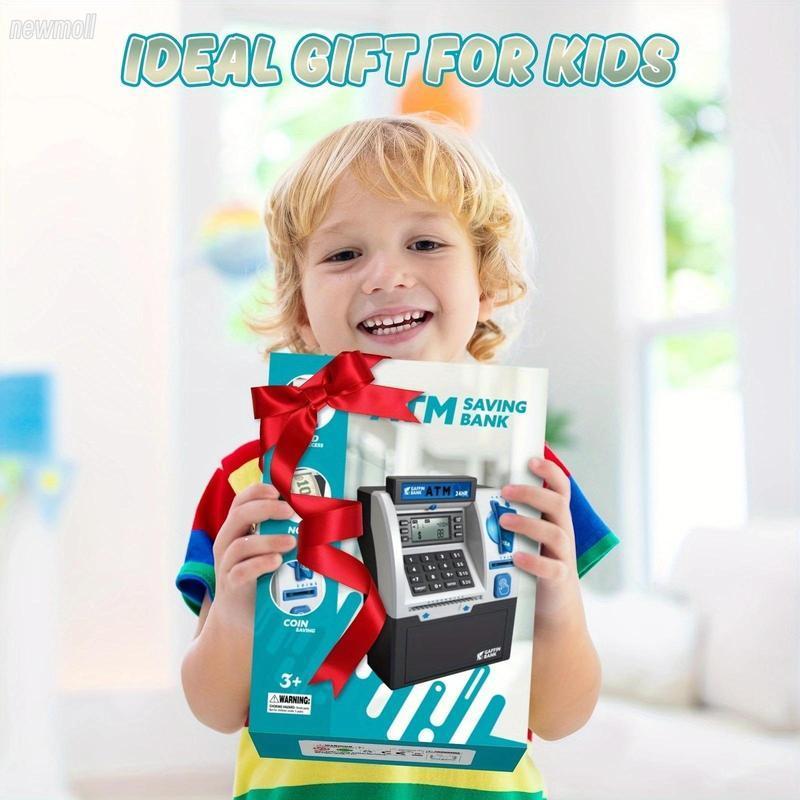 Realistic ATM Toy with Card, PIN & Balance Check